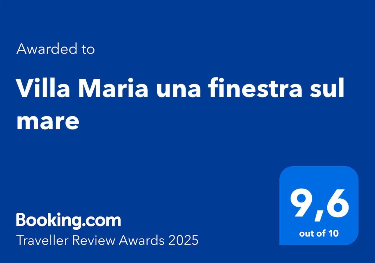 Villa Maria Una Finestra Sul Mare فالديريتْشّي المظهر الخارجي الصورة